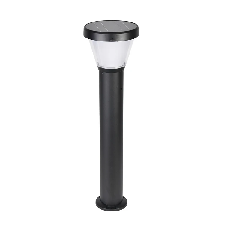 Solární LED sloupek s vnější přírubou