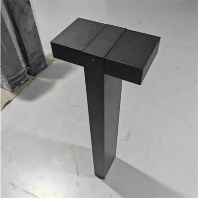 Vnitřní příruba LED Bollard Anti{0}}UV LED zahradní světlo s dvojitou hlavou